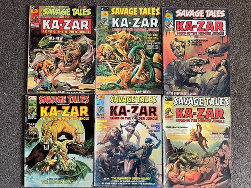 Marvel magazine savage tales - marvel, magazine,
