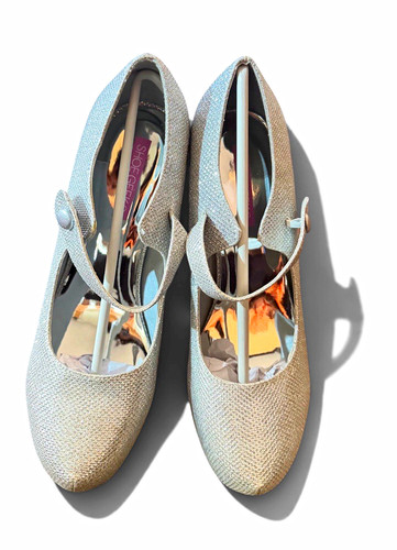 Shoe gems women silver - shoe, women’s