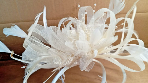Fascinator net hat - fascinator,
