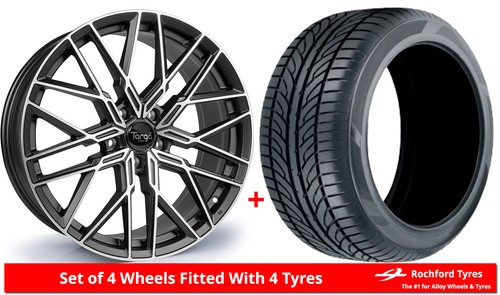 Alloy wheels tyres targa - alloy, 18"