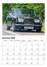 ROLLS ROYCE / BENTLEY CARS 2026 CALENDARS