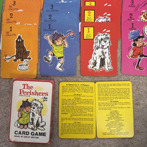 The perishers playing - the, cards