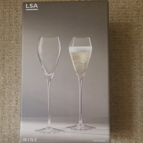 Prosecco glasses set lsa - prosecco,
