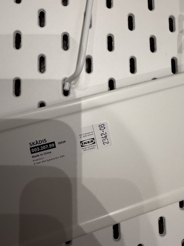 Ikea skådis white pegboard - skÅdis,