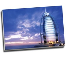 Burj Al Arab Jumeirah Dubai Islamic Canvas Print Wall Art 30x20" A1