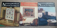 VINTAGE NEEDLEWOMAN & NEEDLECRAFT magazine x 3 bundle incl. 1953 Coronation edn.
