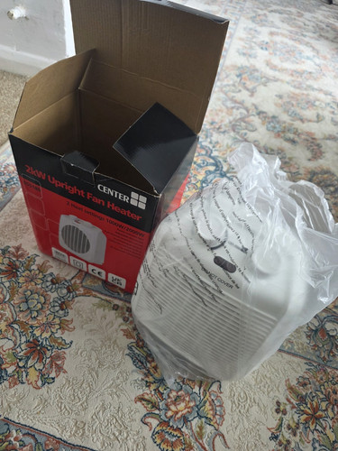 Center 2kw upright fan heater - upright,