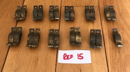 Pairs vintage brass stair - 11,