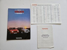 TOYOTA CELICA SALES BROCHURE