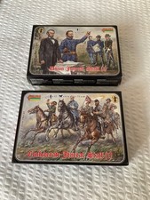 2 Boxes of Strelets American Civil War Union and Confederate General Staff 1/72