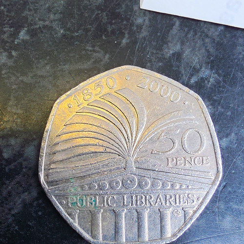 2000 50p public - 2000, uk