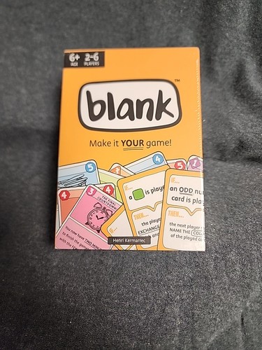 New blank card - game, it