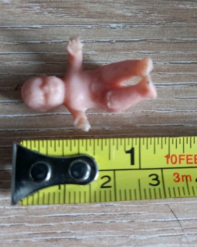 Vintage tiny plastic baby - vintage,