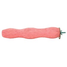 Wavy Calcium Parrot Perch - Jumbo Amazons Cockatoos Macaws