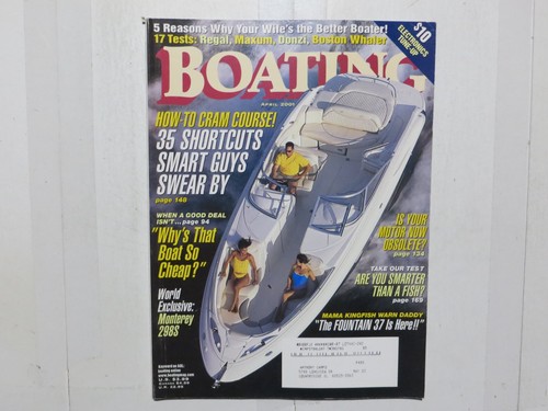 Boating magazine april 2001 - boating,
