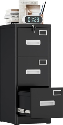 Drawer black lockable - 3, drawer,