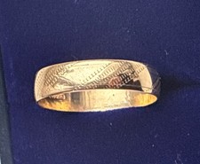 Vintage 9ct Gold Wedding Band