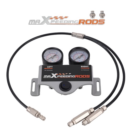 Air suspension dual - air, gauge