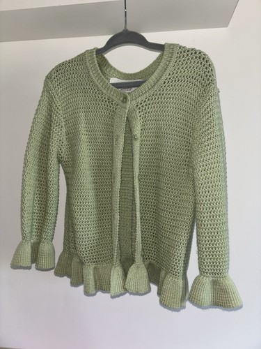 Girls crochet knit green - h&m,
