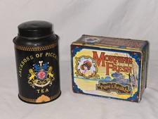 2 x Vintage Tea Tins 