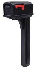 Medium Black Mailbox Combo