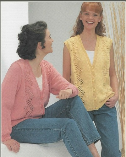 Ladies cardigan waistcoat - ladies,