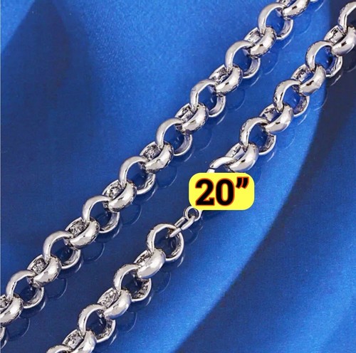 9ct white gold plated - 9k,