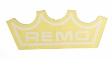 Remo Small Logo White Sticker