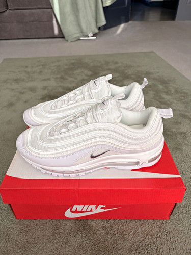 Nike air max white trainers - nike,