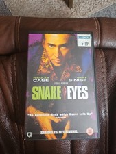 Snake Eyes Vhs Big Box Ex Rental Video Tape