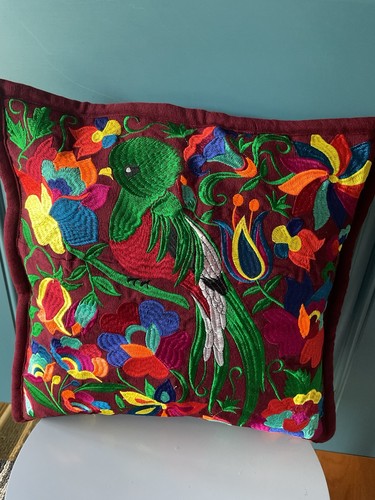 Guatemalan throw pillow cover - throw,