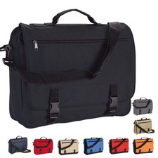 Mens Black Messenger Satchel