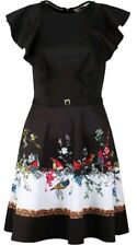 Ted Baker Shaelin Opulent Fauna Ruffle Bow Dress UK SIZE 16 Ted Size 5 *