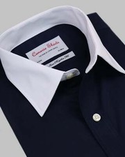Men's Formal Shirt  Navy Twill