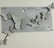 BNIB Next White/Gold Butterfly
