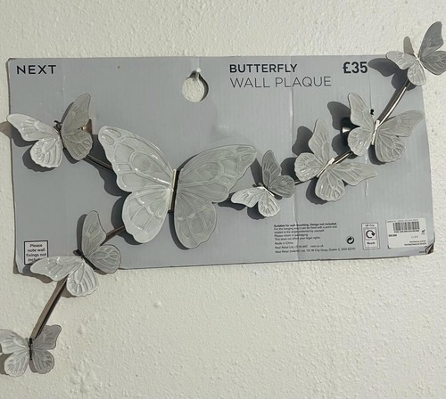 Bnib next white gold - next, butterfly