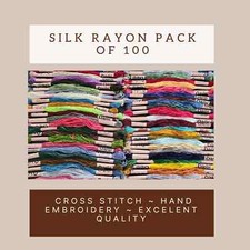 100 Shiny Silk Rayon Cross