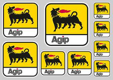 AGIP STICKER SET - High
