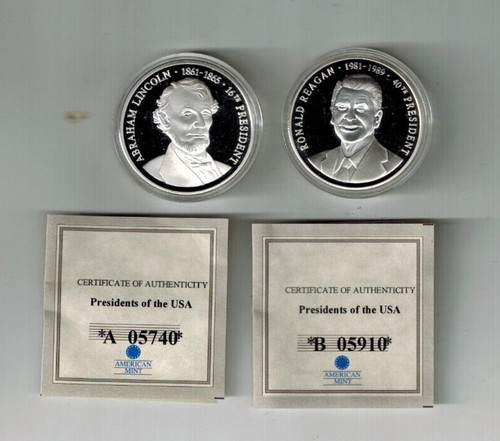 Lot american mint ronald - of,