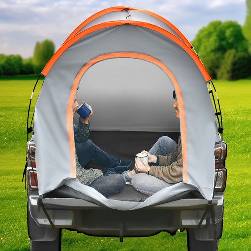 Person bed truck tent - person,