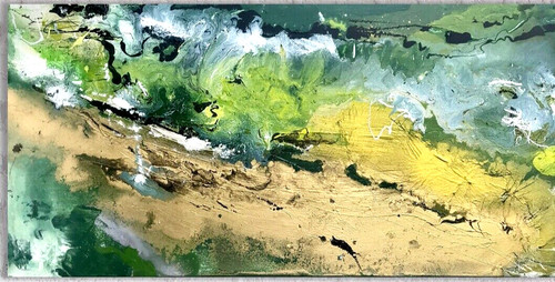 Contemporary abstract acrylic - abstract,