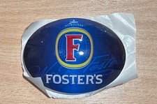 Fosters beer pump badge - pump,