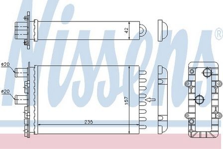 Nissens heater for - nissens,