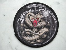 WHITESNAKE PATCH Original 80er Vintage GLITZER Aufnäher 9,5cm Deep Purple Metal 
