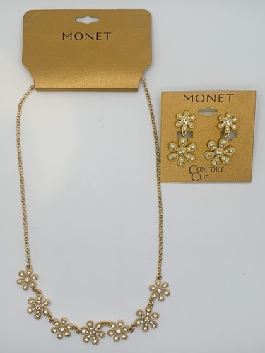 Vintage monet gold tone - vintage,