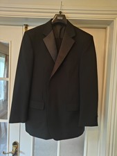 M&S Dinner Suit with Satin Lapels Size 42. Needs A Dry Clean. Worn Twice