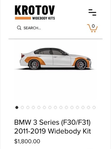 Krotov wide body kit - bmw, f