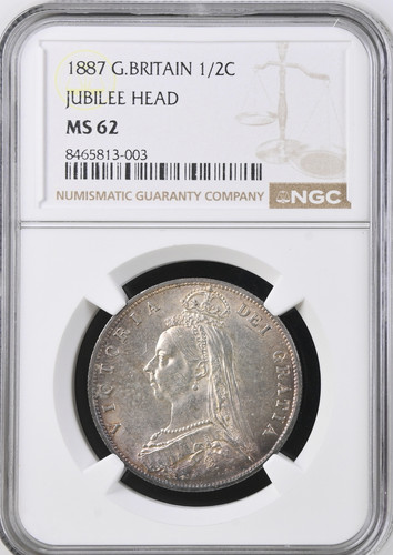1887 victoria halfcrown - 1887,