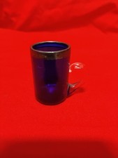 Handblown Miniature Blue glass