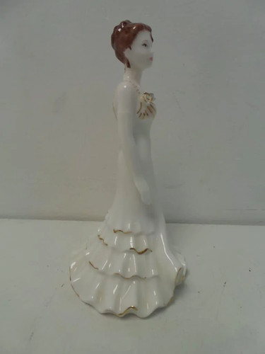 Coalport crystal figurine - coalport,